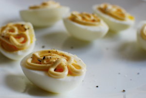 Mayonnaise Benefits, mayo covered eggs.