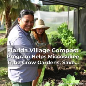 Artistic representation for Florida Village Compost Program Helps Miccosukee Tribe Grow Gardens, Save Money, And Reduce Waste!