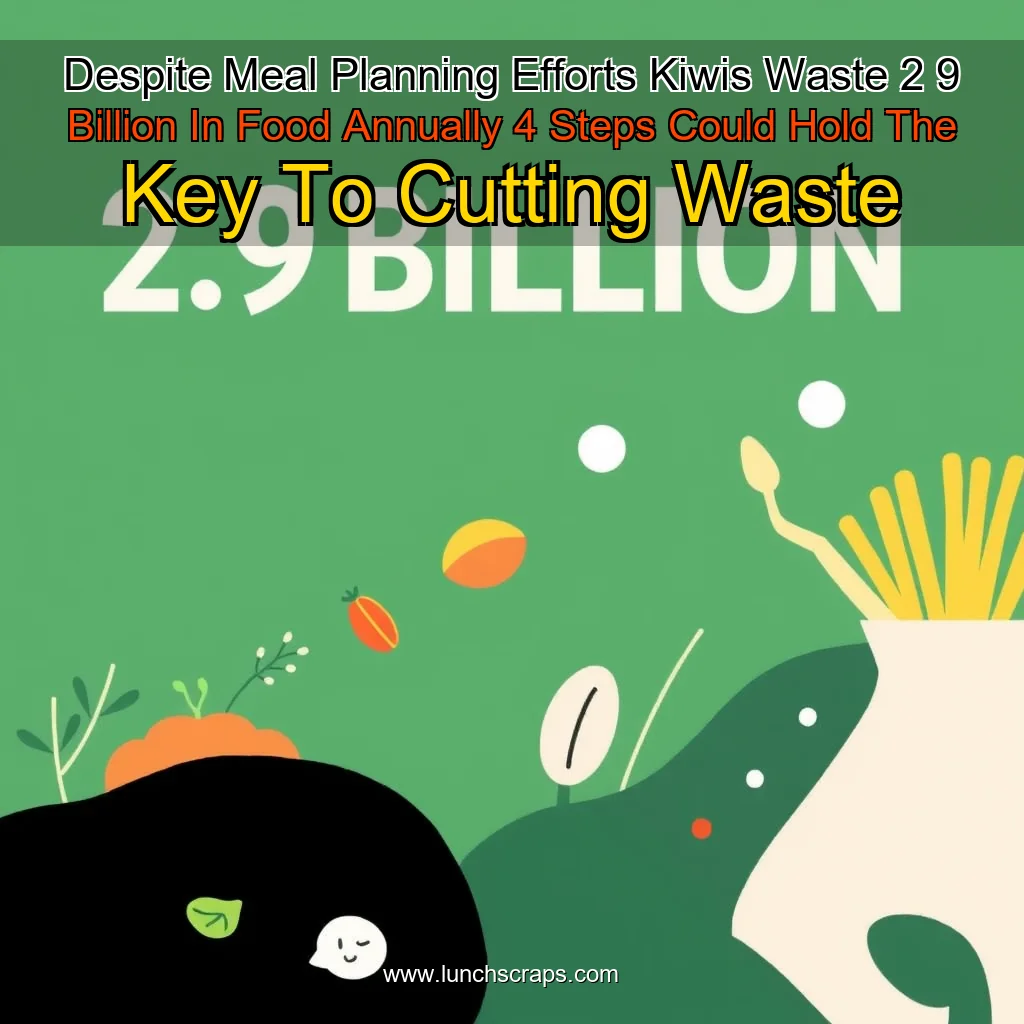 Artistic representation for Despite Meal Planning Efforts Kiwis Waste 2 9 Billion In Food Annually 4 Steps Could Hold The Key To Cutting Waste