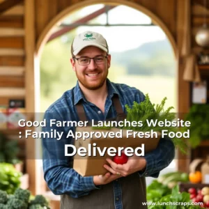 Artistic representation for Good Farmer Launches Website : Family Approved Fresh Food Delivered