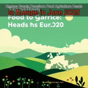 Artistic representation for Reuters Events Transform Food Agriculture Heads to Europe in June 2025