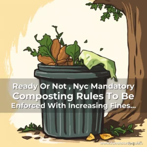 Artistic representation for Ready Or Not , Nyc Mandatory Composting Rules To Be Enforced With Increasing Fines For Violations!