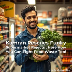 Artistic representation for Kamran Rescues Funky Supermarket Rejects . Here How You Can Fight Food Waste Too!