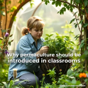 Artistic representation for Why permaculture should be introduced in classrooms