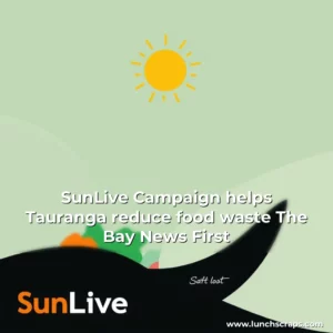 Artistic representation for SunLive Campaign helps Tauranga reduce food waste The Bay News First
