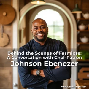 Artistic representation for Behind the Scenes of Farmlore: A Conversation with Chef-Patron Johnson Ebenezer