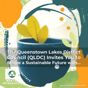 Artistic representation for The Queenstown Lakes District Council (QLDC) Invites You to Shape a Sustainable Future with the Waste Minimisation Community Fund