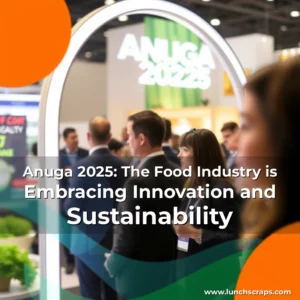 Artistic representation for Anuga 2025: The Food Industry is Embracing Innovation and Sustainability