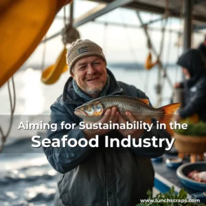 Artistic representation for Aiming for Sustainability in the Seafood Industry
