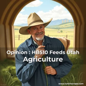 Artistic representation for Opinion : HB510 Feeds Utah Agriculture