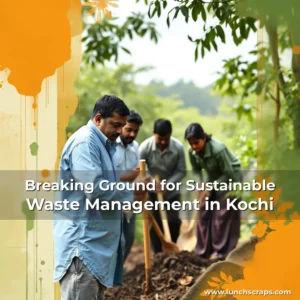 Artistic representation for Breaking Ground for Sustainable Waste Management in Kochi