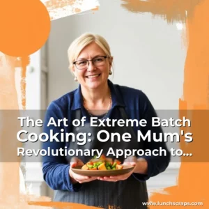 Artistic representation for The Art of Extreme Batch Cooking: One Mum's Revolutionary Approach to Saving Time and Money