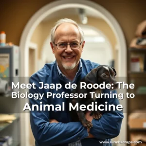 Artistic representation for Meet Jaap de Roode: The Biology Professor Turning to Animal Medicine