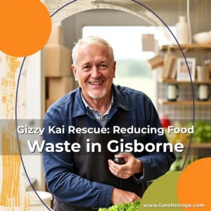 Artistic representation for Gizzy Kai Rescue: Reducing Food Waste in Gisborne