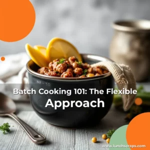 Artistic representation for Batch Cooking 101: The Flexible Approach