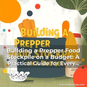 Artistic representation for Building a Prepper Food Stockpile on a Budget: A Practical Guide for Every Household