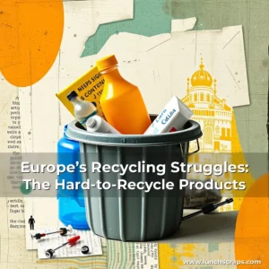 Artistic representation for Europe’s Recycling Struggles: The Hard-to-Recycle Products