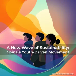 Artistic representation for A New Wave of Sustainability: China's Youth-Driven Movement