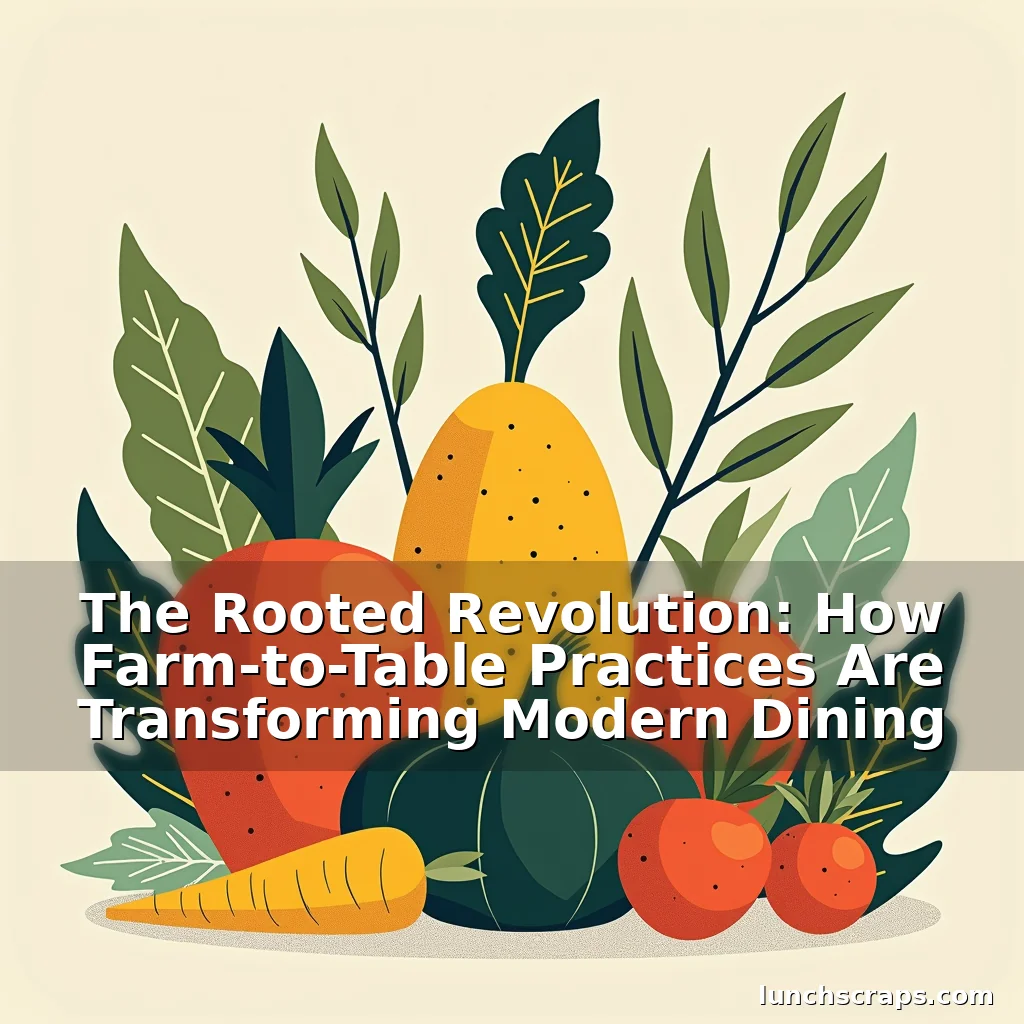 Artistic representation for The Rooted Revolution: How Farm-to-Table Practices Are Transforming Modern Dining