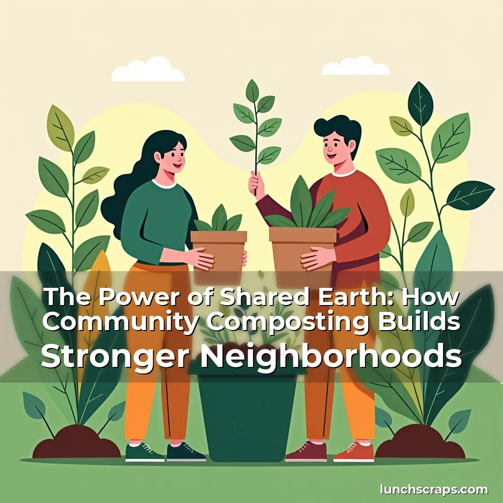 Artistic representation for The Power of Shared Earth: How Community Composting Builds Stronger Neighborhoods