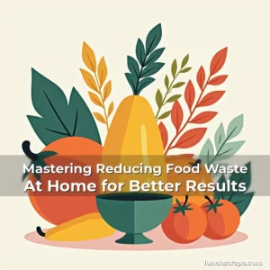 Artistic representation for Mastering Reducing Food Waste At Home for Better Results