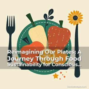 Artistic representation for Reimagining Our Plates: A Journey Through Food Sustainability for Conscious Consumers
