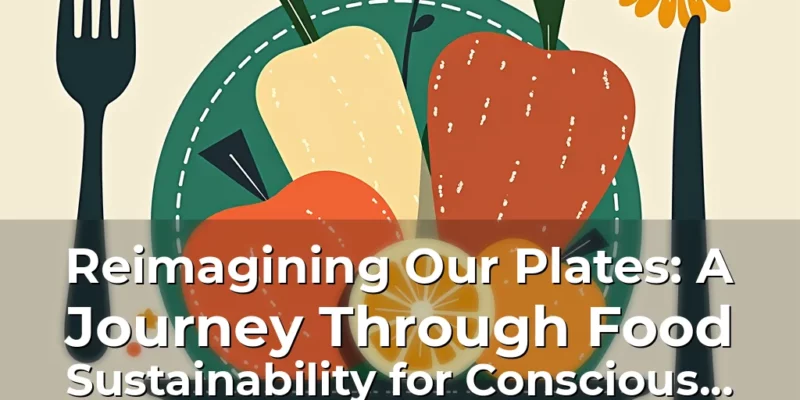 Artistic representation for Reimagining Our Plates: A Journey Through Food Sustainability for Conscious Consumers