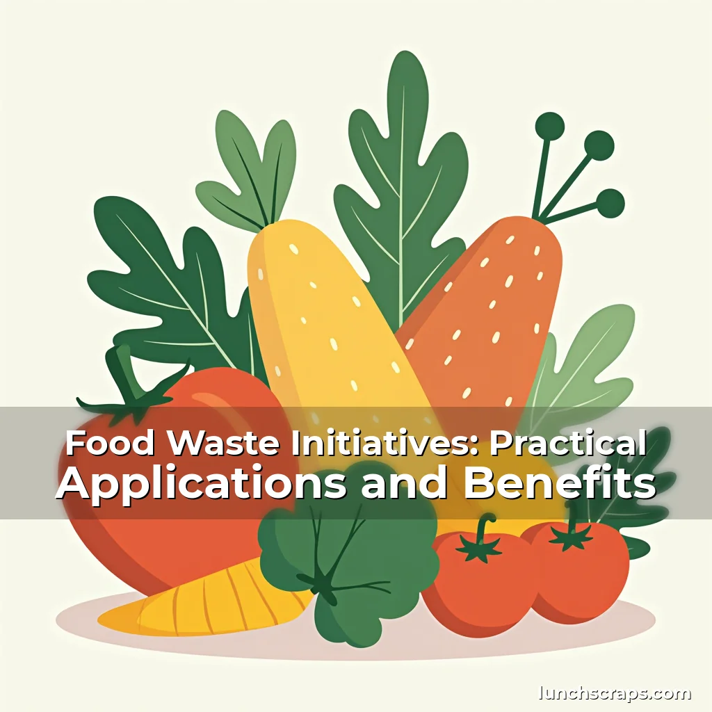 Artistic representation for Food Waste Initiatives: Practical Applications and Benefits