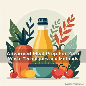 Artistic representation for Advanced Meal Prep For Zero Waste Techniques and Methods