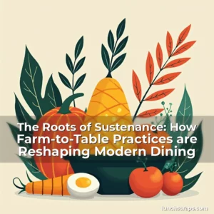 Artistic representation for The Roots of Sustenance: How Farm-to-Table Practices are Reshaping Modern Dining