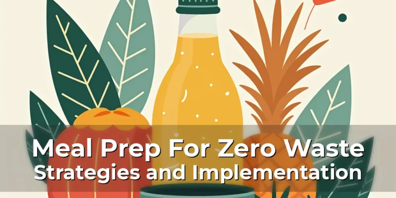 Artistic representation for Meal Prep For Zero Waste Strategies and Implementation