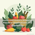 Artistic representation for Sustainable Grocery Shopping: Practical Applications and Benefits