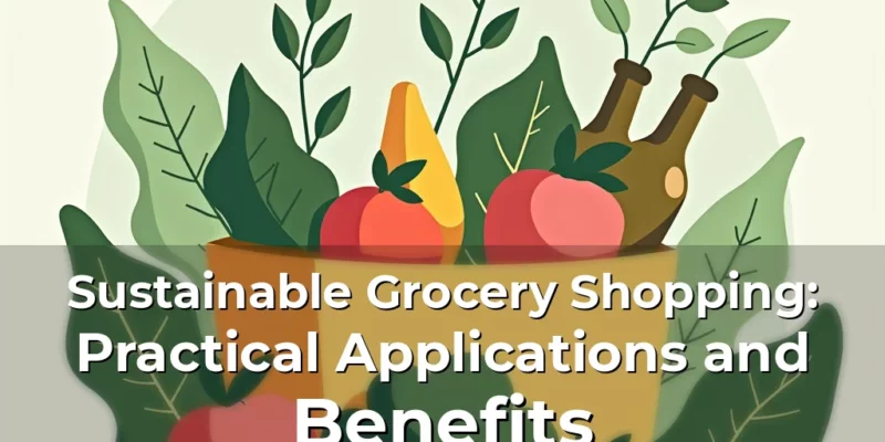 Artistic representation for Sustainable Grocery Shopping: Practical Applications and Benefits