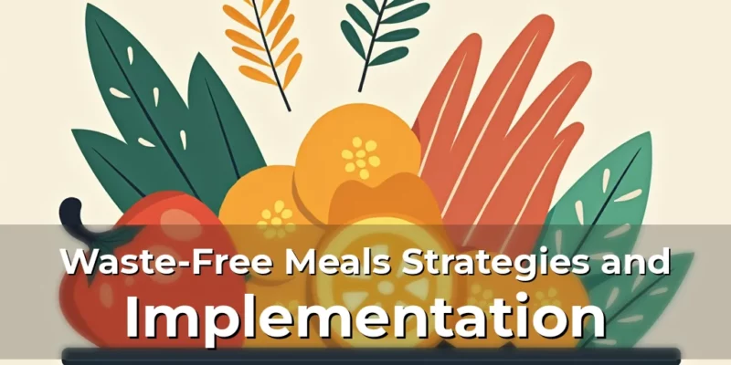 Artistic representation for Waste-Free Meals Strategies and Implementation